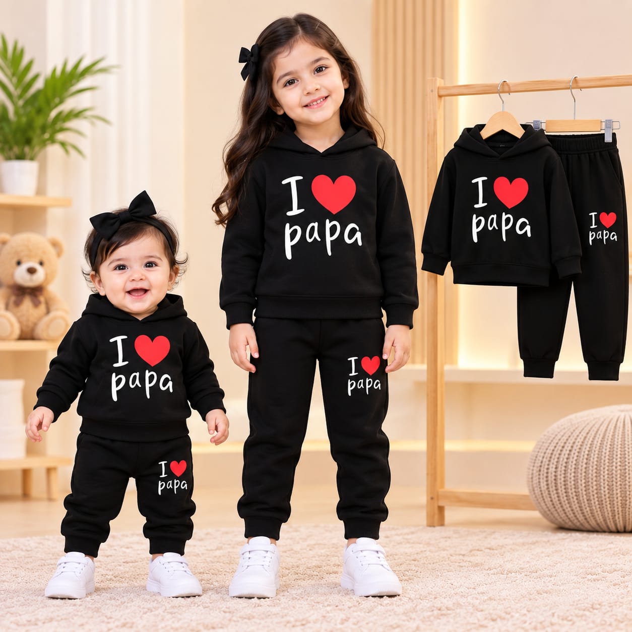 Kids Stylish Hoodie Set