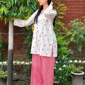 Printed Cotton Two Piece