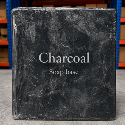 Natural Charcoal Soap Base - Oil Control & Acne Care